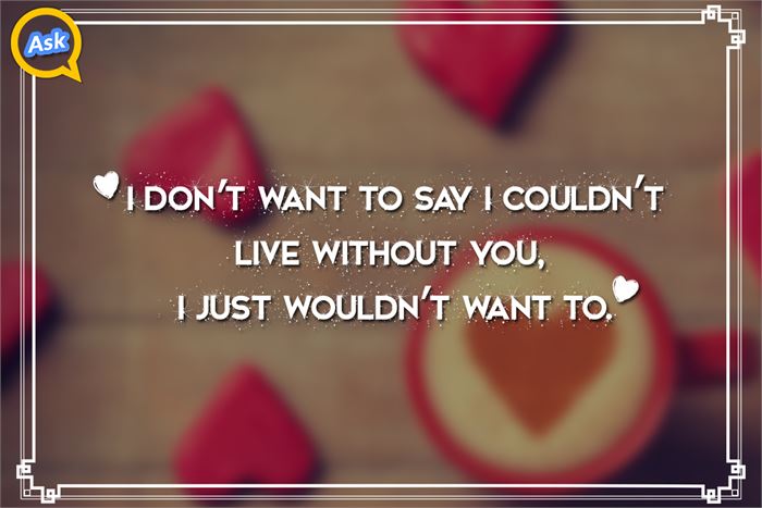 clever romantic things to say