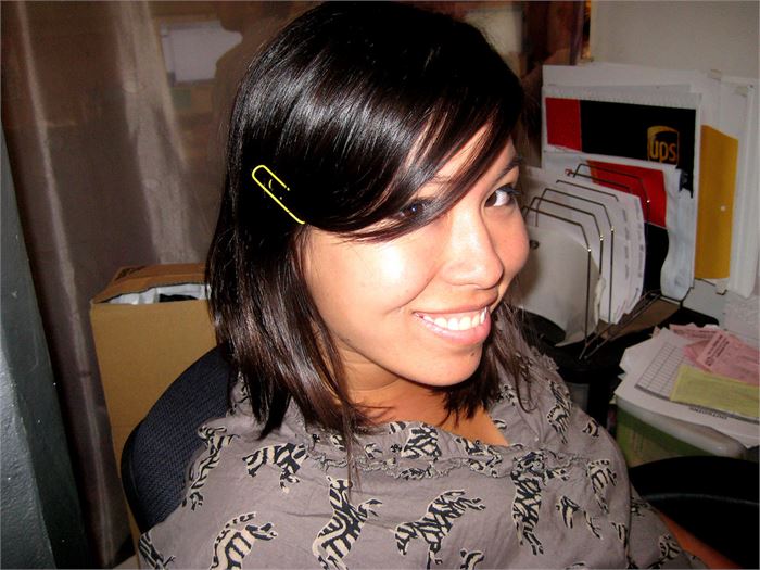 paper clip decoration