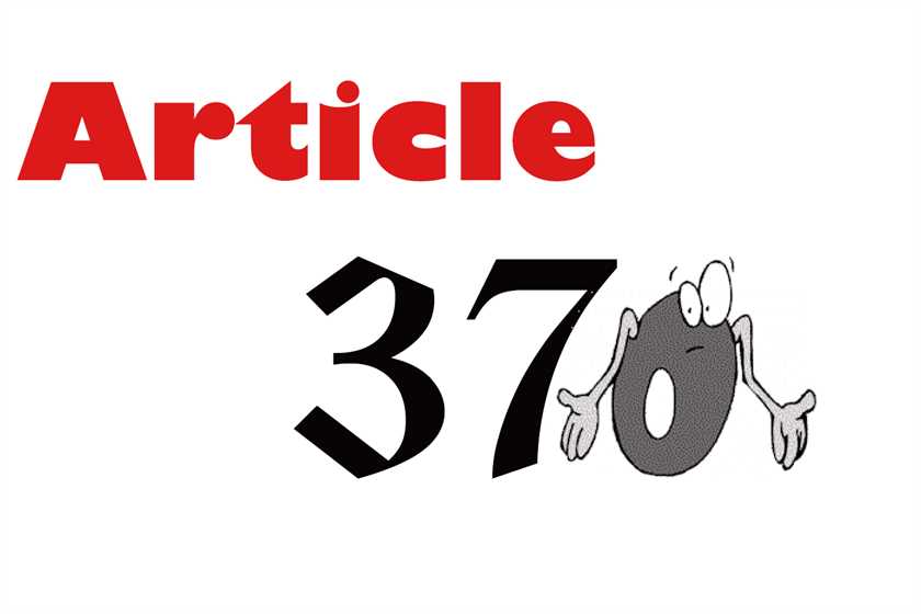 How did article 370 come into existance?