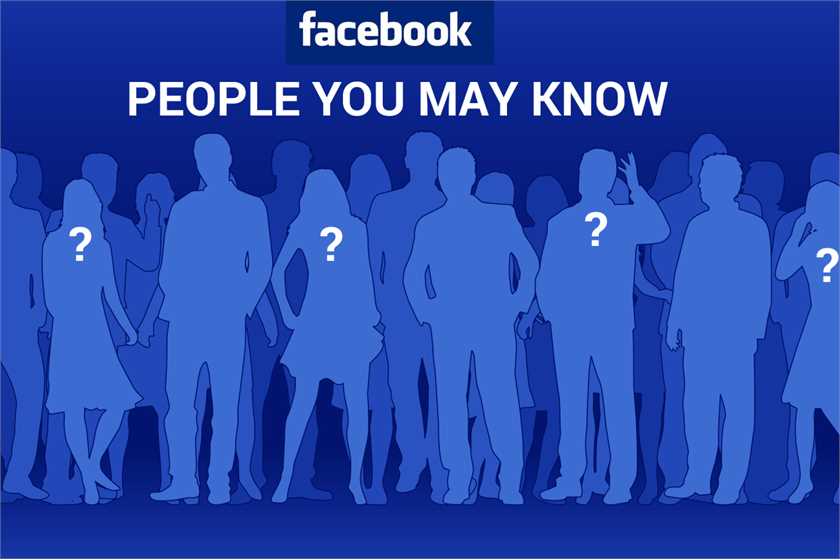 The 'People you may know' feature in facebook