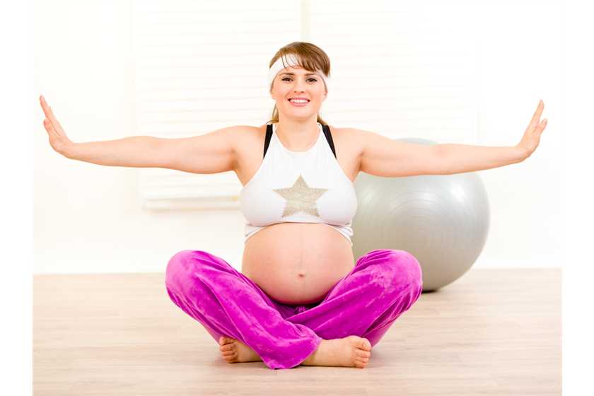 Benefits of exercise for a pregnant woman  