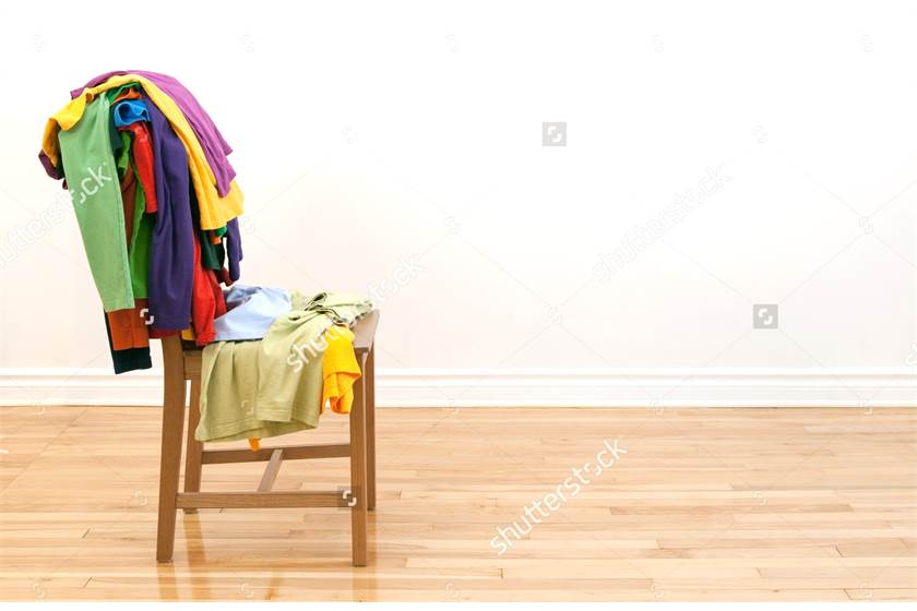 Do you also have a chair in your room which is always all stacked up with clothes?