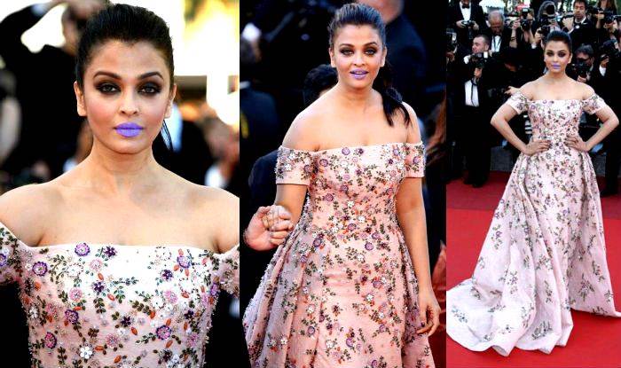 Is Aishwarya Rai trying to promote purple shade of Lakme?