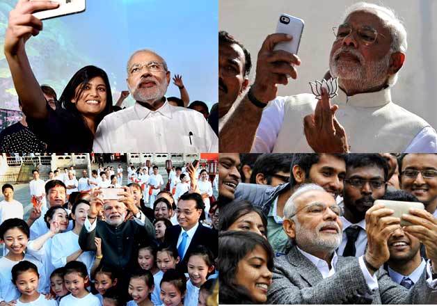 Is Narendra Modi the new selfie king of India?