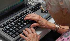 Are old people disadvantaged by today's usage of the Internet? How?