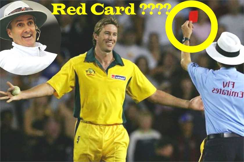 Whats Red card in Cricket?