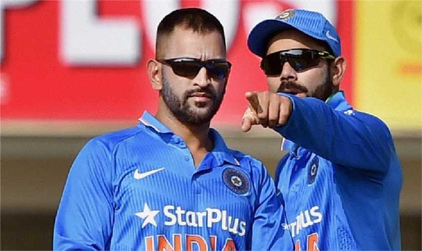 Captian Kohli and Dhoni wicket keeper batmsman - A deadly combination   