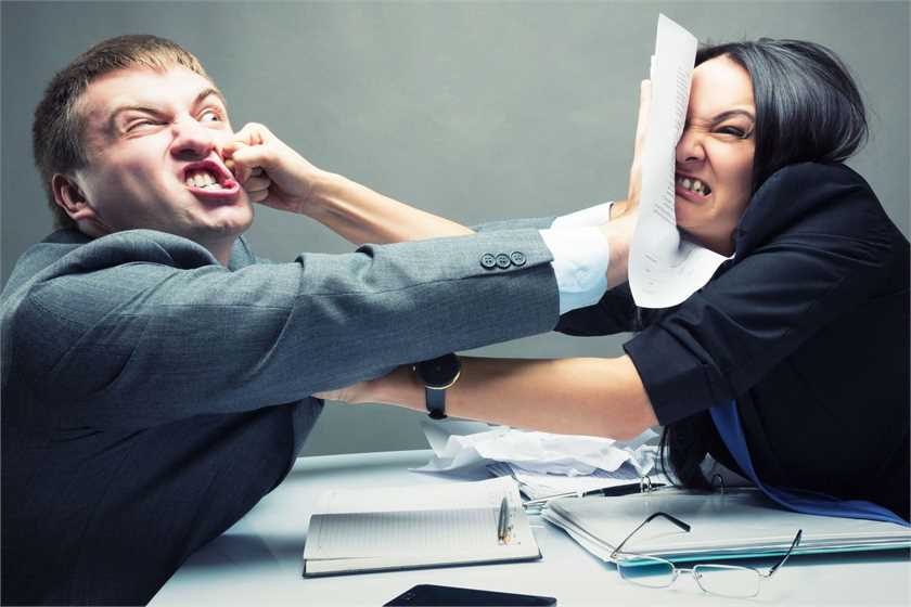 Can conflicts at work place affect the efficiency of one's work?