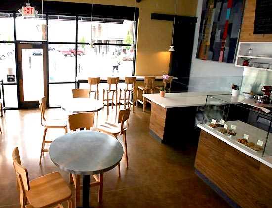 Suggest best name for a small cafe located in commercial building to cater corporate customers