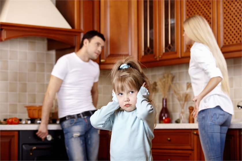 What happens to children when parents quarrel in front of them?