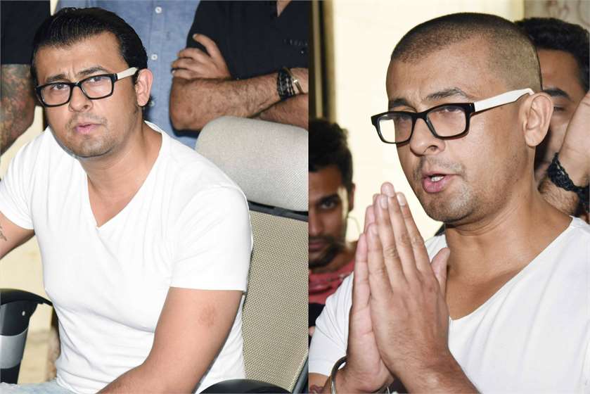 Sonu Nigam shaves his head to protest fatwa