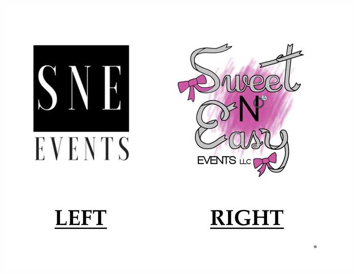 Which Company Would You Choose For Your Wedding Based On Logo, Left Or Right?