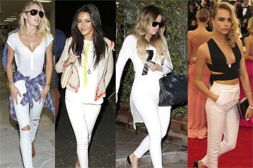 5 Stylish Ways To Wear Your White Skinny Jeans