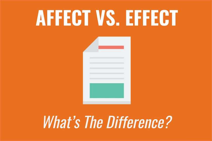 What is the Difference between Affect and Effect?